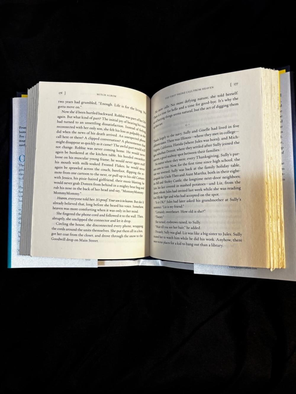 4/$40The First Phone Call from Heaven - Hardcover (First Edition) by Mitch Albom - Picture 3 of 3